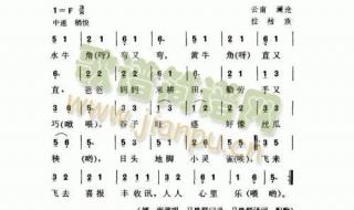 弯弯的月亮歌谱 弯弯的月亮歌谱