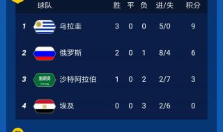 2018俄罗斯世界杯排名表 2018俄罗斯世界杯排名表